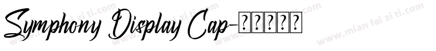 Symphony Display Cap字体转换